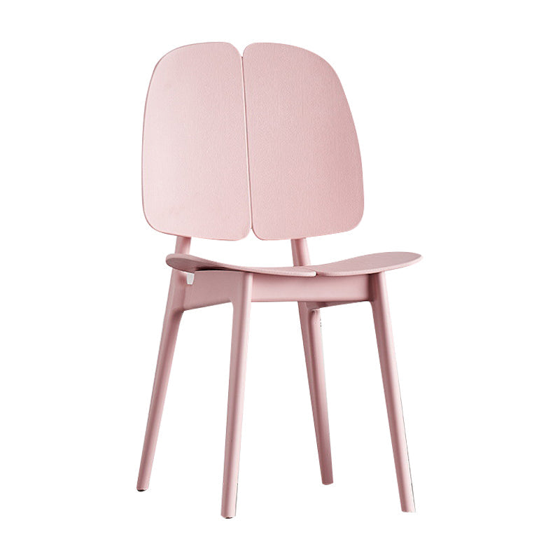 Contemporary Dining and Accent Chairs Indoor-Outdoor Plastic Open Back Side Chair Clearhalo ' kitchen&dining_furn' 'Dining Chairs' 'Dining Tables & Seating' 'dining_chair' 'furn' 'furn_dining_chair' 'Furniture' 'furniture_dining_chair' 'Kitchen & Dining Furniture' 'kitchen' 4523577