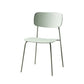 Contemporary Style Dining Chair Dining Armless Stackable Side Chair with Metal Legs Light Green 1 Piece Clearhalo ' kitchen&dining_furn' 'Dining Chairs' 'Dining Tables & Seating' 'dining_chair' 'furn' 'furn_dining_chair' 'Furniture' 'furniture_dining_chair' 'Kitchen & Dining Furniture' 'kitchen' 4523646