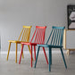Scandinavian Plastic Kitchen Room Chair Slat Back Side Chair Clearhalo ' kitchen&dining_furn' 'Dining Chairs' 'Dining Tables & Seating' 'dining_chair' 'Furniture' 'furniture_dining_chair' 'Kitchen & Dining Furniture' 'kitchen' 4523725