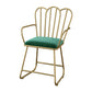 Glam Velvet Dining Room Chair Metal Dining Side Arm Chair for Restaurant Use Blackish Green 1 Piece Clearhalo ' kitchen&dining_furn' 'Dining Chairs' 'Dining Tables & Seating' 'dining_chair' 'furn' 'furn_dining_chair' 'Furniture' 'furniture_dining_chair' 'Kitchen & Dining Furniture' 'kitchen' 4523736