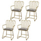 Glam Velvet Dining Room Chair Metal Dining Side Arm Chair for Restaurant Use Grey 4 Piece Set Clearhalo ' kitchen&dining_furn' 'Dining Chairs' 'Dining Tables & Seating' 'dining_chair' 'furn' 'furn_dining_chair' 'Furniture' 'furniture_dining_chair' 'Kitchen & Dining Furniture' 'kitchen' 4523757