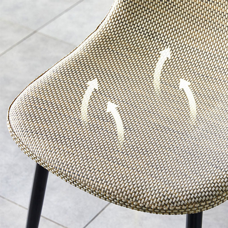 Scandinavian Design Plastic Dining Armless Chairs Solid Back Armless Side Chair Clearhalo ' kitchen&dining_furn' 'Dining Chairs' 'Dining Tables & Seating' 'dining_chair' 'furn' 'furn_dining_chair' 'Furniture' 'furniture_dining_chair' 'Kitchen & Dining Furniture' 'kitchen' 4523771