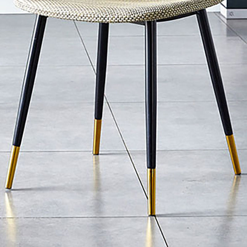 Scandinavian Design Plastic Dining Armless Chairs Solid Back Armless Side Chair Clearhalo ' kitchen&dining_furn' 'Dining Chairs' 'Dining Tables & Seating' 'dining_chair' 'furn' 'furn_dining_chair' 'Furniture' 'furniture_dining_chair' 'Kitchen & Dining Furniture' 'kitchen' 4523773