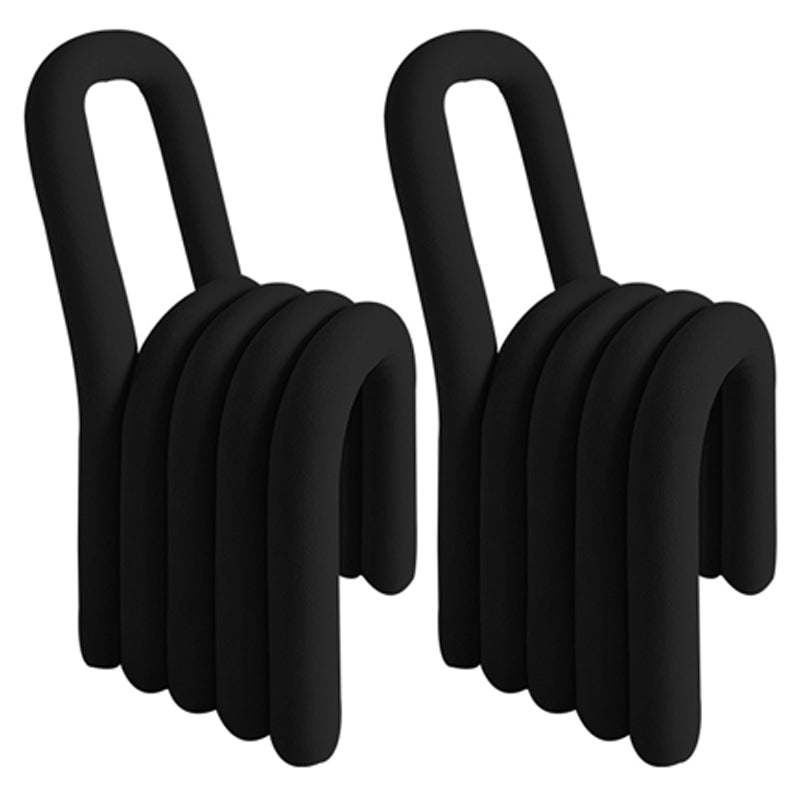 Contemporary Velvet Dining Room Chair Armless Metal Side Chair for Home Use Black 2 Piece Set Clearhalo ' kitchen&dining_furn' 'Dining Chairs' 'Dining Tables & Seating' 'dining_chair' 'furn' 'furn_dining_chair' 'Furniture' 'furniture_dining_chair' 'Kitchen & Dining Furniture' 'kitchen' 4523778