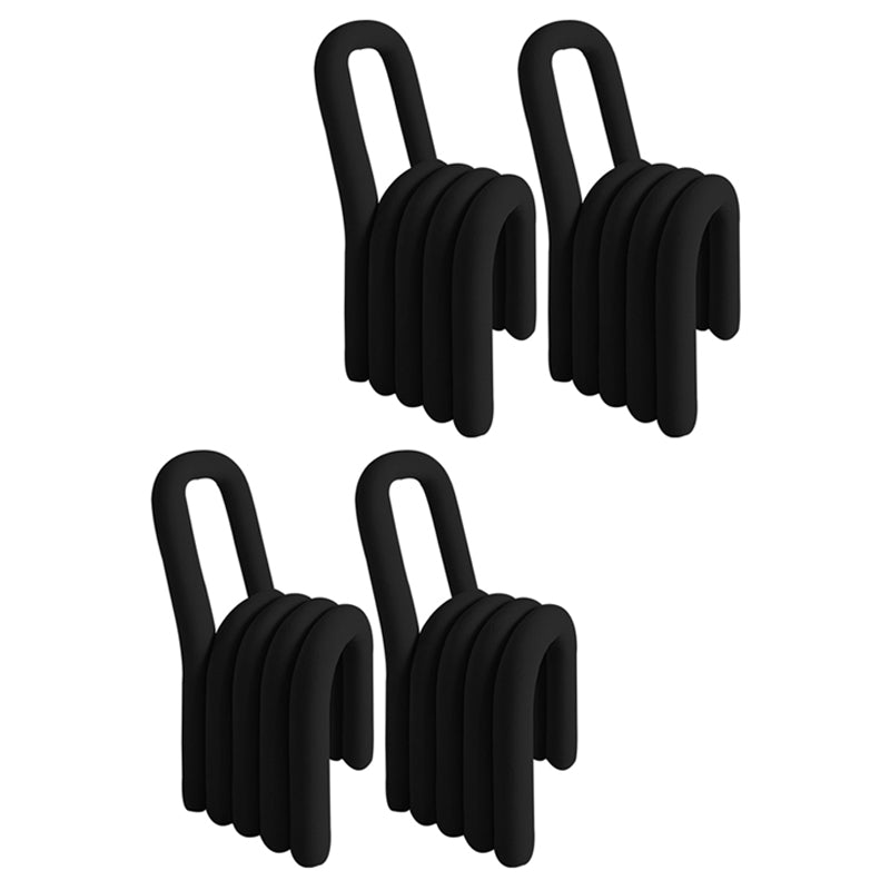 Contemporary Velvet Dining Room Chair Armless Metal Side Chair for Home Use Black 4 Piece Set Clearhalo ' kitchen&dining_furn' 'Dining Chairs' 'Dining Tables & Seating' 'dining_chair' 'furn' 'furn_dining_chair' 'Furniture' 'furniture_dining_chair' 'Kitchen & Dining Furniture' 'kitchen' 4523780