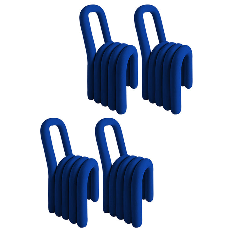 Contemporary Velvet Dining Room Chair Armless Metal Side Chair for Home Use Blue 4 Piece Set Clearhalo ' kitchen&dining_furn' 'Dining Chairs' 'Dining Tables & Seating' 'dining_chair' 'furn' 'furn_dining_chair' 'Furniture' 'furniture_dining_chair' 'Kitchen & Dining Furniture' 'kitchen' 4523804