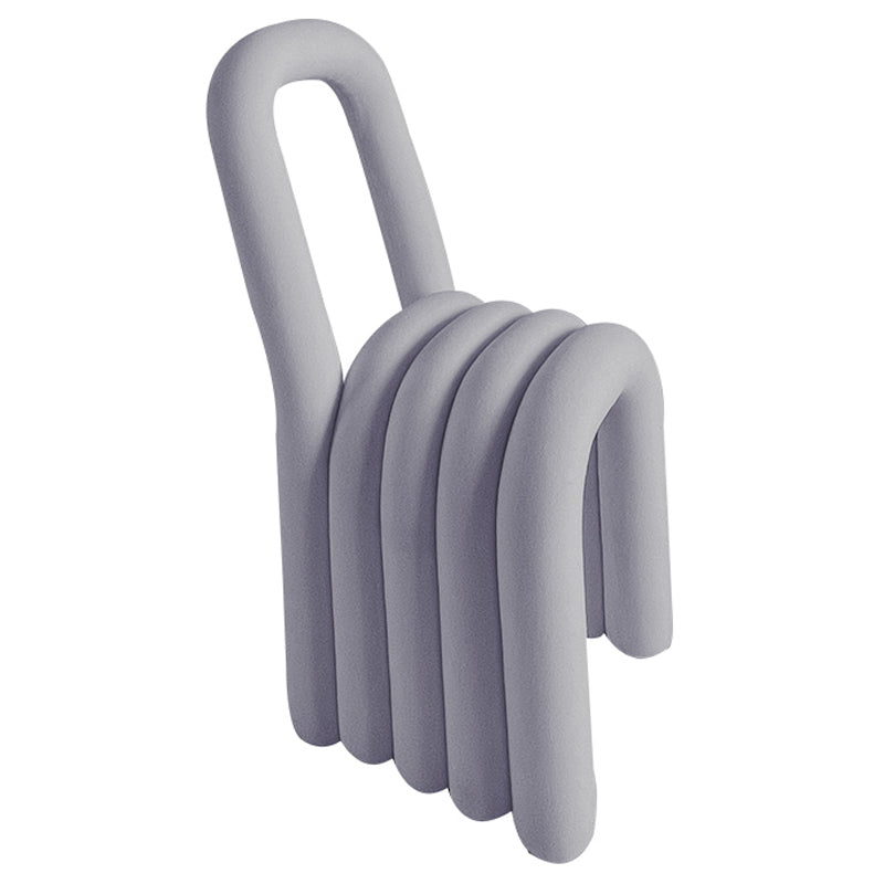 Contemporary Velvet Dining Room Chair Armless Metal Side Chair for Home Use Light Purple 1 Piece Clearhalo ' kitchen&dining_furn' 'Dining Chairs' 'Dining Tables & Seating' 'dining_chair' 'furn' 'furn_dining_chair' 'Furniture' 'furniture_dining_chair' 'Kitchen & Dining Furniture' 'kitchen' 4523811