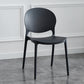 Plastic Scandinavian Indoor-Outdoor Chair Open Back Side Chair Black 1 Piece Clearhalo ' kitchen&dining_furn' 'Dining Chairs' 'Dining Tables & Seating' 'dining_chair' 'furn' 'furn_dining_chair' 'Furniture' 'furniture_dining_chair' 'Kitchen & Dining Furniture' 'kitchen' 4523819