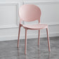 Plastic Scandinavian Indoor-Outdoor Chair Open Back Side Chair Pink 1 Piece Clearhalo ' kitchen&dining_furn' 'Dining Chairs' 'Dining Tables & Seating' 'dining_chair' 'furn' 'furn_dining_chair' 'Furniture' 'furniture_dining_chair' 'Kitchen & Dining Furniture' 'kitchen' 4523842