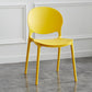 Plastic Scandinavian Indoor-Outdoor Chair Open Back Side Chair Yellow 1 Piece Clearhalo ' kitchen&dining_furn' 'Dining Chairs' 'Dining Tables & Seating' 'dining_chair' 'furn' 'furn_dining_chair' 'Furniture' 'furniture_dining_chair' 'Kitchen & Dining Furniture' 'kitchen' 4523845