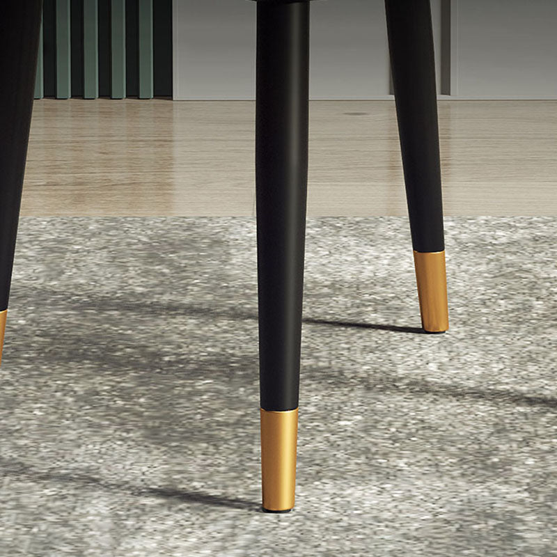 Scandinavian Design Solid Back Dining Side Chairs Leather Dining Side Chair Clearhalo ' kitchen&dining_furn' 'Dining Chairs' 'Dining Tables & Seating' 'dining_chair' 'furn' 'furn_dining_chair' 'Furniture' 'furniture_dining_chair' 'Kitchen & Dining Furniture' 'kitchen' 4523874