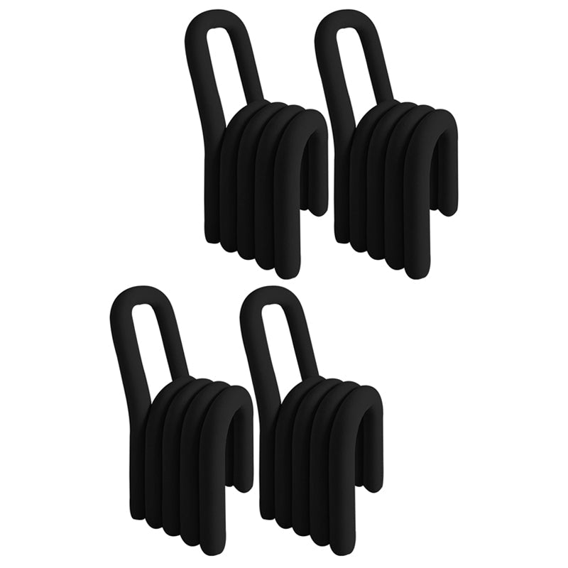 Contemporary Velvet Armless Dining Chair Metal Dining Room Chairs for Home Use Black 4 Piece Set Clearhalo ' kitchen&dining_furn' 'Dining Chairs' 'Dining Tables & Seating' 'dining_chair' 'furn' 'furn_dining_chair' 'Furniture' 'furniture_dining_chair' 'Kitchen & Dining Furniture' 'kitchen' 4523921