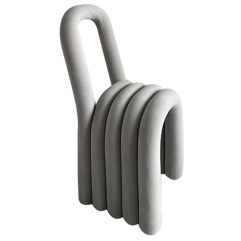 Contemporary Velvet Armless Dining Chair Metal Dining Room Chairs for Home Use Grey 1 Piece Clearhalo ' kitchen&dining_furn' 'Dining Chairs' 'Dining Tables & Seating' 'dining_chair' 'furn' 'furn_dining_chair' 'Furniture' 'furniture_dining_chair' 'Kitchen & Dining Furniture' 'kitchen' 4523923