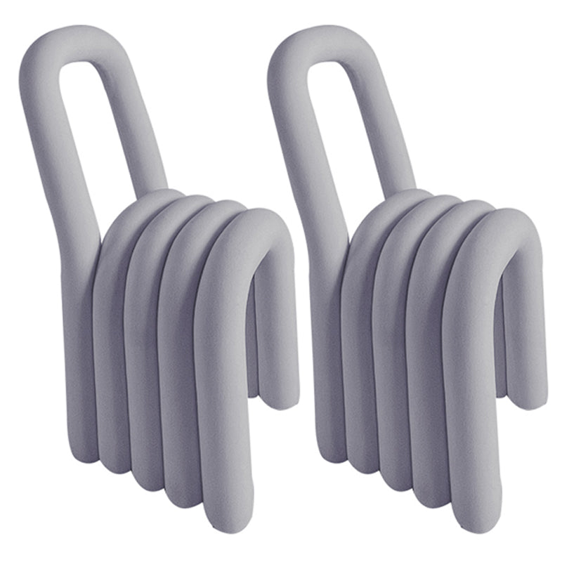 Contemporary Velvet Armless Dining Chair Metal Dining Room Chairs for Home Use Light Purple 2 Piece Set Clearhalo ' kitchen&dining_furn' 'Dining Chairs' 'Dining Tables & Seating' 'dining_chair' 'furn' 'furn_dining_chair' 'Furniture' 'furniture_dining_chair' 'Kitchen & Dining Furniture' 'kitchen' 4523953