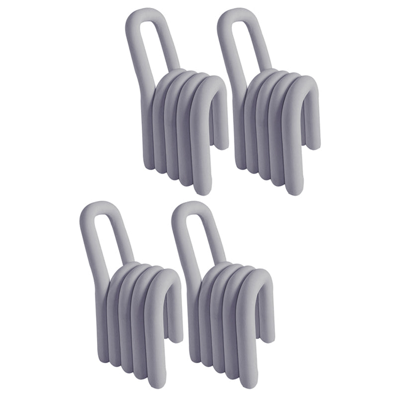 Contemporary Velvet Armless Dining Chair Metal Dining Room Chairs for Home Use Light Purple 4 Piece Set Clearhalo ' kitchen&dining_furn' 'Dining Chairs' 'Dining Tables & Seating' 'dining_chair' 'furn' 'furn_dining_chair' 'Furniture' 'furniture_dining_chair' 'Kitchen & Dining Furniture' 'kitchen' 4523954