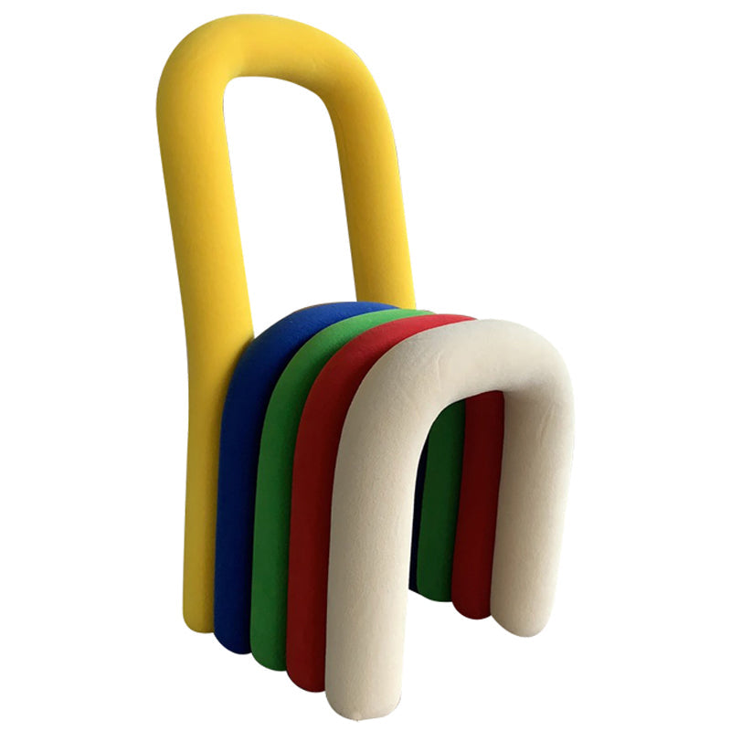 Contemporary Velvet Armless Dining Chair Metal Dining Room Chairs for Home Use White-Green-Yellow 1 Piece Clearhalo ' kitchen&dining_furn' 'Dining Chairs' 'Dining Tables & Seating' 'dining_chair' 'furn' 'furn_dining_chair' 'Furniture' 'furniture_dining_chair' 'Kitchen & Dining Furniture' 'kitchen' 4523955