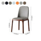 Modern Style Dining Chairs Kitchen Dining Armless Side Chairs with Wooden Legs Clearhalo ' kitchen&dining_furn' 'Dining Chairs' 'Dining Tables & Seating' 'dining_chair' 'furn' 'furn_dining_chair' 'Furniture' 'furniture_dining_chair' 'Kitchen & Dining Furniture' 'kitchen' 4523992