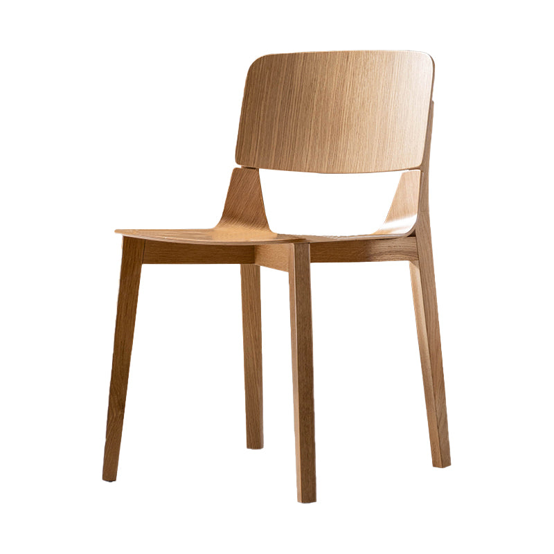 Modern Wood Dining Chair Open Back Dining Armless Side Chairs for Home Wood 1 Piece Clearhalo ' kitchen&dining_furn' 'Dining Chairs' 'Dining Tables & Seating' 'dining_chair' 'furn' 'furn_dining_chair' 'Furniture' 'furniture_dining_chair' 'Kitchen & Dining Furniture' 'kitchen' 4523994