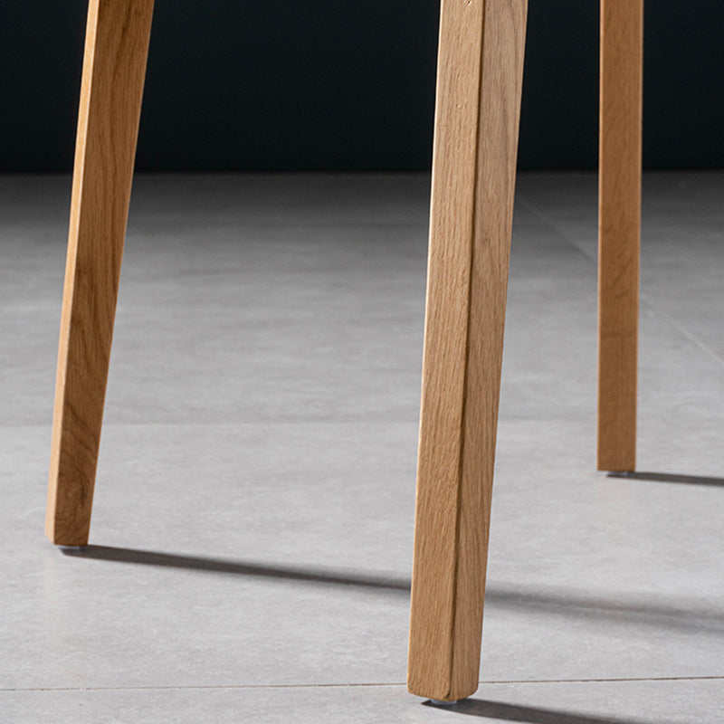 Modern Wood Dining Chair Open Back Dining Armless Side Chairs for Home Clearhalo ' kitchen&dining_furn' 'Dining Chairs' 'Dining Tables & Seating' 'dining_chair' 'furn' 'furn_dining_chair' 'Furniture' 'furniture_dining_chair' 'Kitchen & Dining Furniture' 'kitchen' 4524008