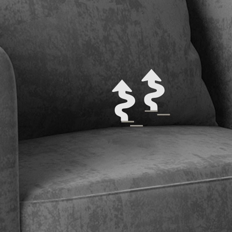 Nordic Style Metal Dining Room Chair Armless Upholstered Side Chairs for Home Use Clearhalo ' kitchen&dining_furn' 'Dining Chairs' 'Dining Tables & Seating' 'dining_chair' 'furn' 'furn_dining_chair' 'Furniture' 'furniture_dining_chair' 'Kitchen & Dining Furniture' 'kitchen' 4524056