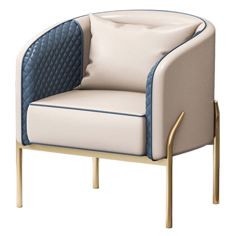 Nordic Style Metal Dining Room Chair Armless Upholstered Side Chairs for Home Use Coffee 1 Piece Clearhalo ' kitchen&dining_furn' 'Dining Chairs' 'Dining Tables & Seating' 'dining_chair' 'furn' 'furn_dining_chair' 'Furniture' 'furniture_dining_chair' 'Kitchen & Dining Furniture' 'kitchen' 4524060