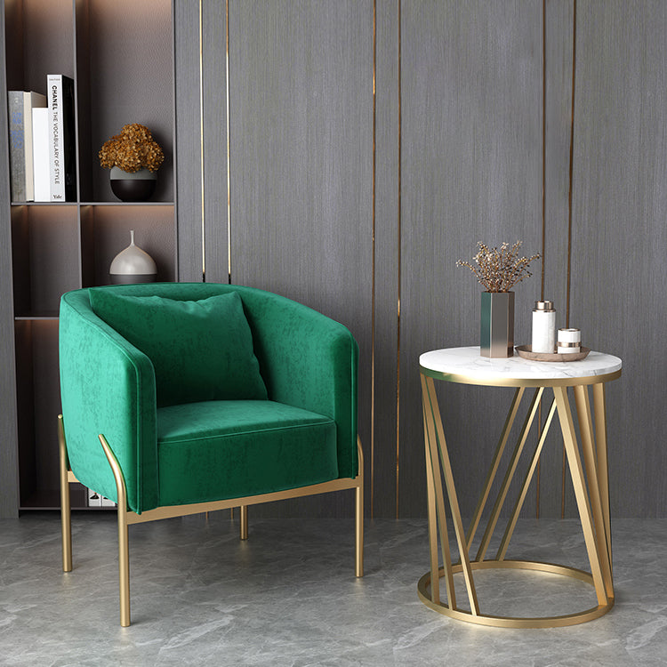 Nordic Style Metal Dining Room Chair Armless Upholstered Side Chairs for Home Use Clearhalo ' kitchen&dining_furn' 'Dining Chairs' 'Dining Tables & Seating' 'dining_chair' 'furn' 'furn_dining_chair' 'Furniture' 'furniture_dining_chair' 'Kitchen & Dining Furniture' 'kitchen' 4524065