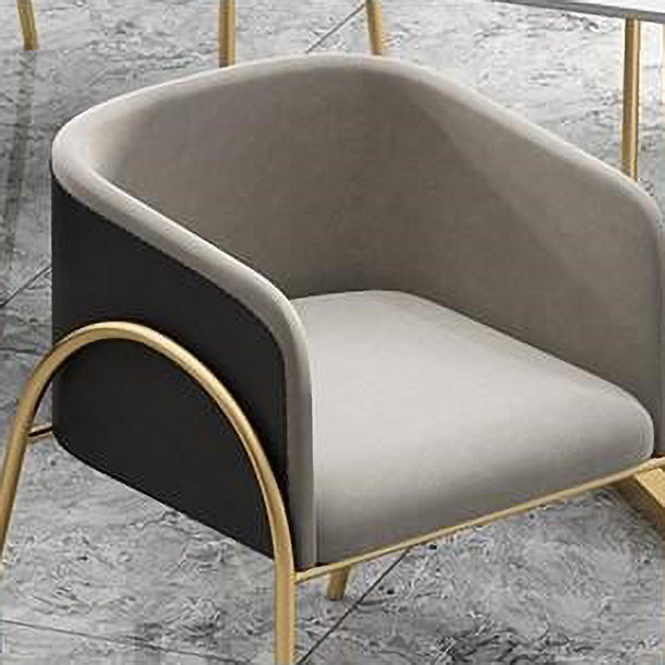 1/2/5/7 Pcs Metal Glam Style Dining Room Set with Rectangle Table Dinette Set Clearhalo 'Dining Room Sets' 'Dining Tables & Seating' 'dining_room_set' 'furn' 'furn_dining_room_set' 'Furniture' 'furniture_dining_room_set' 'Kitchen & Dining Furniture' 'kitchen&dining_furn' 'kitchen' 4524104