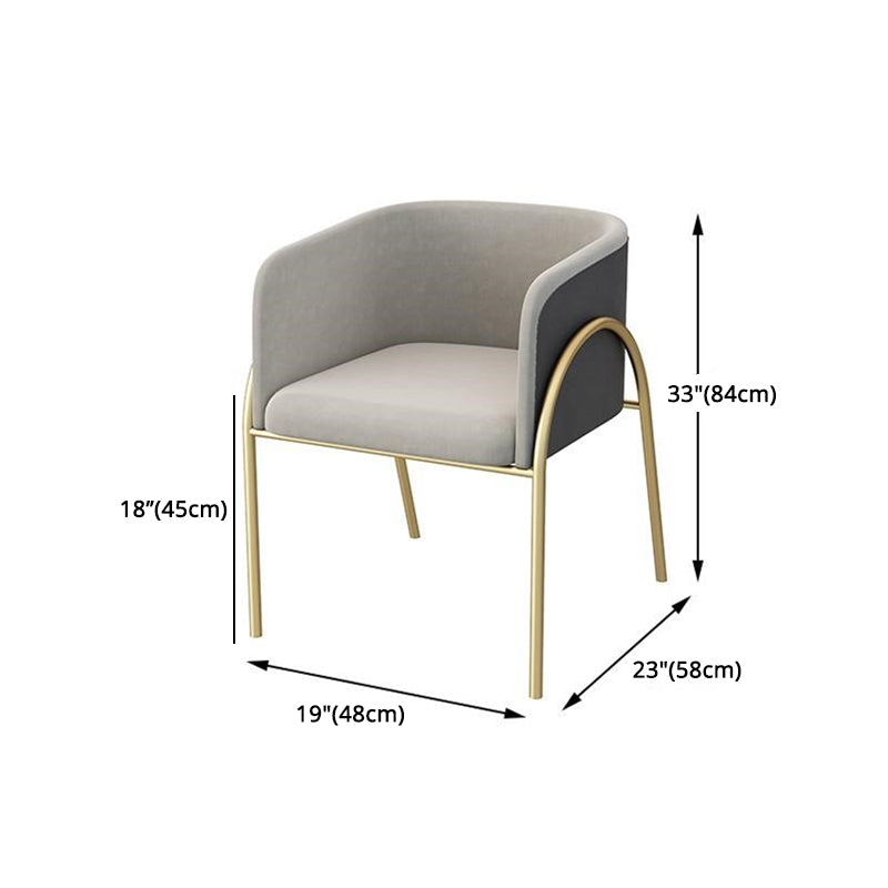 1/2/5/7 Pcs Metal Glam Style Dining Room Set with Rectangle Table Dinette Set Clearhalo 'Dining Room Sets' 'Dining Tables & Seating' 'dining_room_set' 'furn' 'furn_dining_room_set' 'Furniture' 'furniture_dining_room_set' 'Kitchen & Dining Furniture' 'kitchen&dining_furn' 'kitchen' 4524106