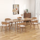1/2/7 Pcs Pine Wood Modern Dining Room Set with Wooden Table and Chairs Dinette Set 7 Pieces: Table, 6 White Chairs Clearhalo 'Dining Room Sets' 'Dining Tables & Seating' 'dining_room_set' 'furn' 'furn_dining_room_set' 'Furniture' 'furniture_dining_room_set' 'Kitchen & Dining Furniture' 'kitchen&dining_furn' 'kitchen' 4524115