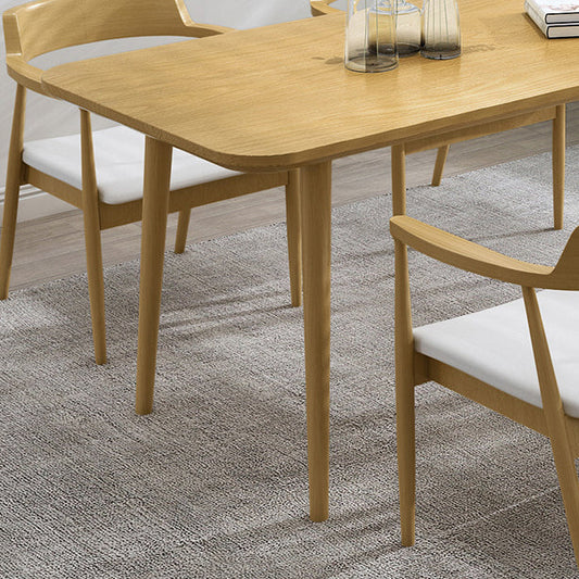 1/2/4/5/7 Pcs Pine Wood Modern Dining Set with Rectangle Table Dinette Set Clearhalo 'Dining Room Sets' 'Dining Tables & Seating' 'dining_room_set' 'furn' 'furn_dining_room_set' 'Furniture' 'furniture_dining_room_set' 'Kitchen & Dining Furniture' 'kitchen&dining_furn' 'kitchen' 4524146