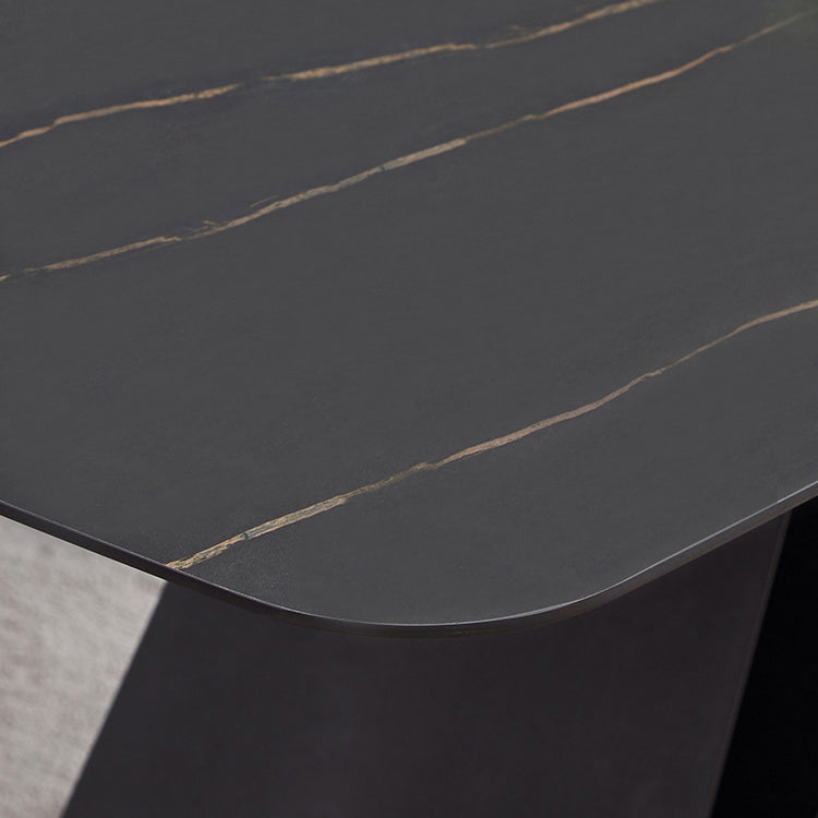 Contemporary 1/4/5/6 Pieces Dining Set Black Rectangle Dining Table Set Clearhalo 'Dining Room Sets' 'Dining Tables & Seating' 'dining_room_set' 'furn' 'furn_dining_room_set' 'Furniture' 'furniture_dining_room_set' 'Kitchen & Dining Furniture' 'kitchen&dining_furn' 'kitchen' 4524170