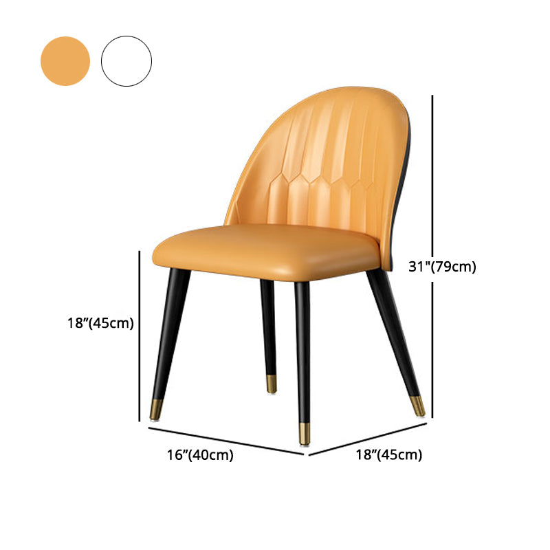 1/4/7 Pcs Metal Modern Dining Room Set with Round Table and Metal Legs Dining Set Clearhalo 'Dining Room Sets' 'Dining Tables & Seating' 'dining_room_set' 'furn' 'furn_dining_room_set' 'Furniture' 'furniture_dining_room_set' 'Kitchen & Dining Furniture' 'kitchen&dining_furn' 'kitchen' 4524210