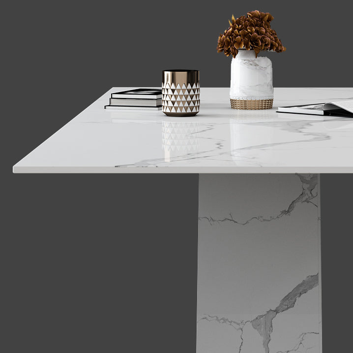 Contemporary 1/2/3/4/5/6/7 Pieces Dining Set Rectangle Dining Table Set Clearhalo 'Dining Room Sets' 'Dining Tables & Seating' 'dining_room_set' 'furn' 'furn_dining_room_set' 'Furniture' 'furniture_dining_room_set' 'Kitchen & Dining Furniture' 'kitchen&dining_furn' 'kitchen' 4524223