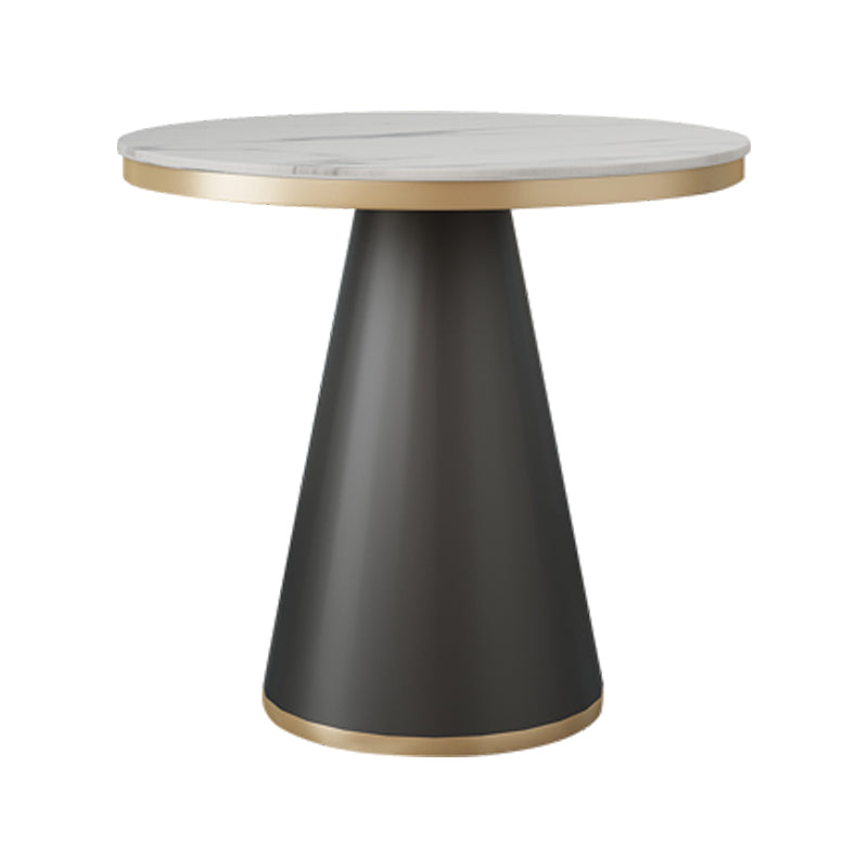 Glam Style 1/5 Pieces Dining Set Sintered Stone Dining Table Set for Home Use Clearhalo 'Dining Room Sets' 'Dining Tables & Seating' 'dining_room_set' 'furn' 'furn_dining_room_set' 'Furniture' 'furniture_dining_room_set' 'Kitchen & Dining Furniture' 'kitchen&dining_furn' 'kitchen' 4524240