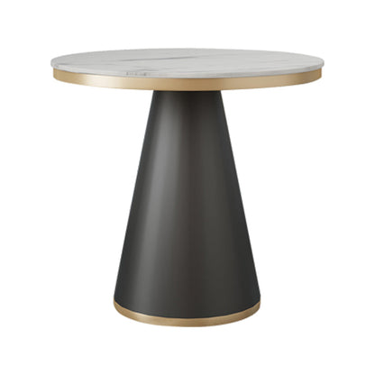 Glam Style 1/5 Pieces Dining Set Sintered Stone Dining Table Set for Home Use Clearhalo 'Dining Room Sets' 'Dining Tables & Seating' 'dining_room_set' 'furn' 'furn_dining_room_set' 'Furniture' 'furniture_dining_room_set' 'Kitchen & Dining Furniture' 'kitchen&dining_furn' 'kitchen' 4524240