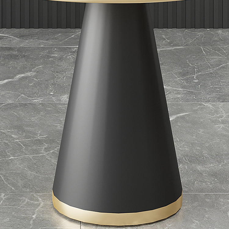 Glam Style 1/5 Pieces Dining Set Sintered Stone Dining Table Set for Home Use Clearhalo 'Dining Room Sets' 'Dining Tables & Seating' 'dining_room_set' 'furn' 'furn_dining_room_set' 'Furniture' 'furniture_dining_room_set' 'Kitchen & Dining Furniture' 'kitchen&dining_furn' 'kitchen' 4524244