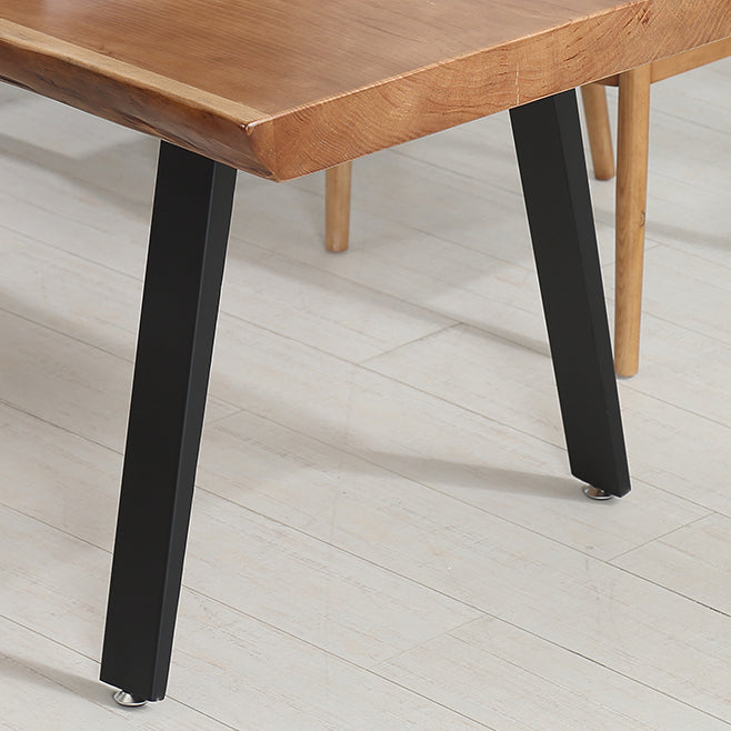 Industrial 1/2/5/7/9 Pieces Dining Set Solid Wood Dining Table with Chairs Clearhalo 'Dining Room Sets' 'Dining Tables & Seating' 'dining_room_set' 'furn' 'furn_dining_room_set' 'Furniture' 'furniture_dining_room_set' 'Kitchen & Dining Furniture' 'kitchen&dining_furn' 'kitchen' 4524264