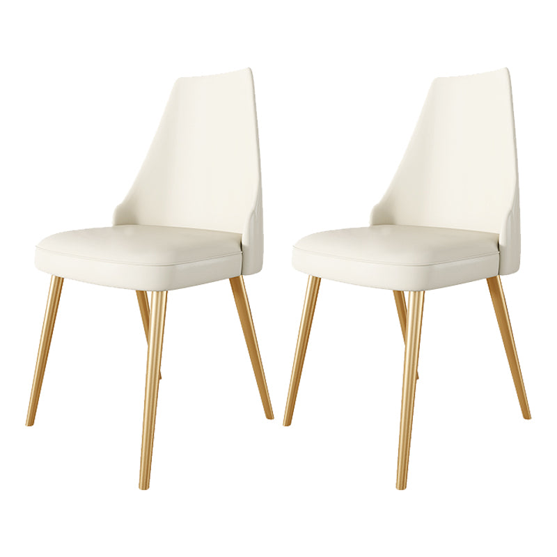 Glam Style 1/2/5/7 Pieces Dining Set Sintered Stone Dining Table for Home Use 2 Beige Chairs Clearhalo 'Dining Room Sets' 'Dining Tables & Seating' 'dining_room_set' 'furn' 'furn_dining_room_set' 'Furniture' 'furniture_dining_room_set' 'Kitchen & Dining Furniture' 'kitchen&dining_furn' 'kitchen' 4524288