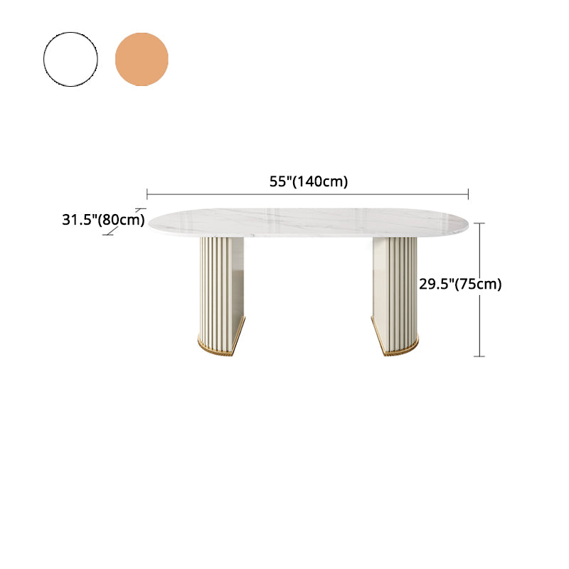 Glam Style 1/2/5/7 Pieces Dining Set Sintered Stone Dining Table for Home Use Clearhalo 'Dining Room Sets' 'Dining Tables & Seating' 'dining_room_set' 'furn' 'furn_dining_room_set' 'Furniture' 'furniture_dining_room_set' 'Kitchen & Dining Furniture' 'kitchen&dining_furn' 'kitchen' 4524299