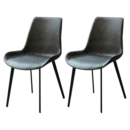 Modern Style 1/2/5/7 Pieces Dining Table Set Rectangle Dining Table Set with Chair 2 Grey Chairs Clearhalo 'Dining Room Sets' 'Dining Tables & Seating' 'dining_room_set' 'furn' 'furn_dining_room_set' 'Furniture' 'furniture_dining_room_set' 'Kitchen & Dining Furniture' 'kitchen&dining_furn' 'kitchen' 4524335