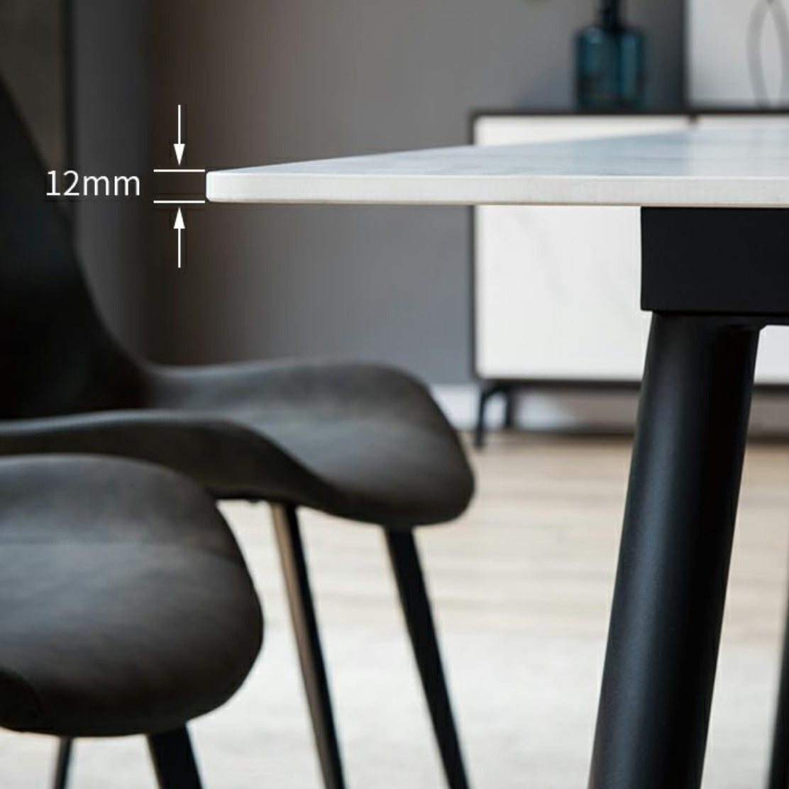 Modern Style 1/2/5/7 Pieces Dining Table Set Rectangle Dining Table Set with Chair Clearhalo 'Dining Room Sets' 'Dining Tables & Seating' 'dining_room_set' 'furn' 'furn_dining_room_set' 'Furniture' 'furniture_dining_room_set' 'Kitchen & Dining Furniture' 'kitchen&dining_furn' 'kitchen' 4524339