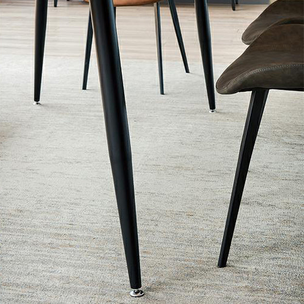 Modern Style 1/2/5/7 Pieces Dining Table Set Rectangle Dining Table Set with Chair Clearhalo 'Dining Room Sets' 'Dining Tables & Seating' 'dining_room_set' 'furn' 'furn_dining_room_set' 'Furniture' 'furniture_dining_room_set' 'Kitchen & Dining Furniture' 'kitchen&dining_furn' 'kitchen' 4524342