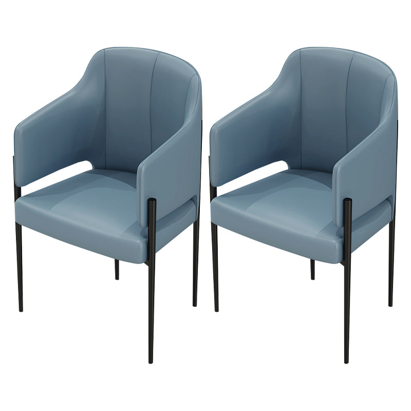 Glam Style 1/2/5 Pieces Dinette Set Rectangle Dinette Table with Dining Chair 2 Blue Chairs Clearhalo 'Dining Room Sets' 'Dining Tables & Seating' 'dining_room_set' 'furn' 'furn_dining_room_set' 'Furniture' 'furniture_dining_room_set' 'Kitchen & Dining Furniture' 'kitchen&dining_furn' 'kitchen' 4524360