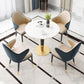 Contemporary 1/4/5 Pieces Dining Set Round Dining Room Table Set 5 Pieces: Table, 4 Chairs Clearhalo 'Dining Room Sets' 'Dining Tables & Seating' 'dining_room_set' 'furn' 'furn_dining_room_set' 'Furniture' 'furniture_dining_room_set' 'Kitchen & Dining Furniture' 'kitchen&dining_furn' 'kitchen' 4524373