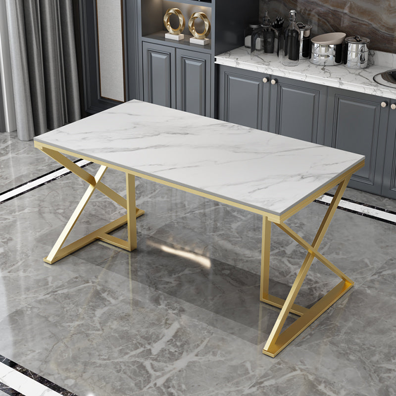 Glam Style 1/2/5 Pieces Dining Furniture Set Rectangle Dining Room Table Set Clearhalo 'Dining Room Sets' 'Dining Tables & Seating' 'dining_room_set' 'furn' 'furn_dining_room_set' 'Furniture' 'furniture_dining_room_set' 'Kitchen & Dining Furniture' 'kitchen&dining_furn' 'kitchen' 4524392