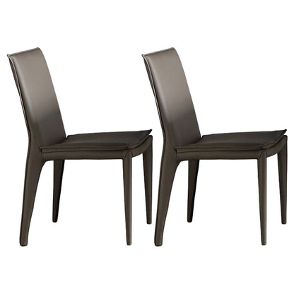 Modern 1/2/5/7 Pieces Dining Set Rectangle White Dining Table Set for Home Use 2 Grey Chairs Clearhalo 'Dining Room Sets' 'Dining Tables & Seating' 'dining_room_set' 'furn' 'furn_dining_room_set' 'Furniture' 'furniture_dining_room_set' 'Kitchen & Dining Furniture' 'kitchen&dining_furn' 'kitchen' 4524417