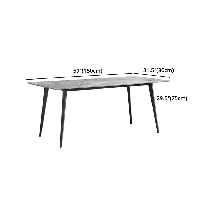Modern 1/2/5/7 Pieces Dining Set Rectangle White Dining Table Set for Home Use Clearhalo 'Dining Room Sets' 'Dining Tables & Seating' 'dining_room_set' 'furn' 'furn_dining_room_set' 'Furniture' 'furniture_dining_room_set' 'Kitchen & Dining Furniture' 'kitchen&dining_furn' 'kitchen' 4524428