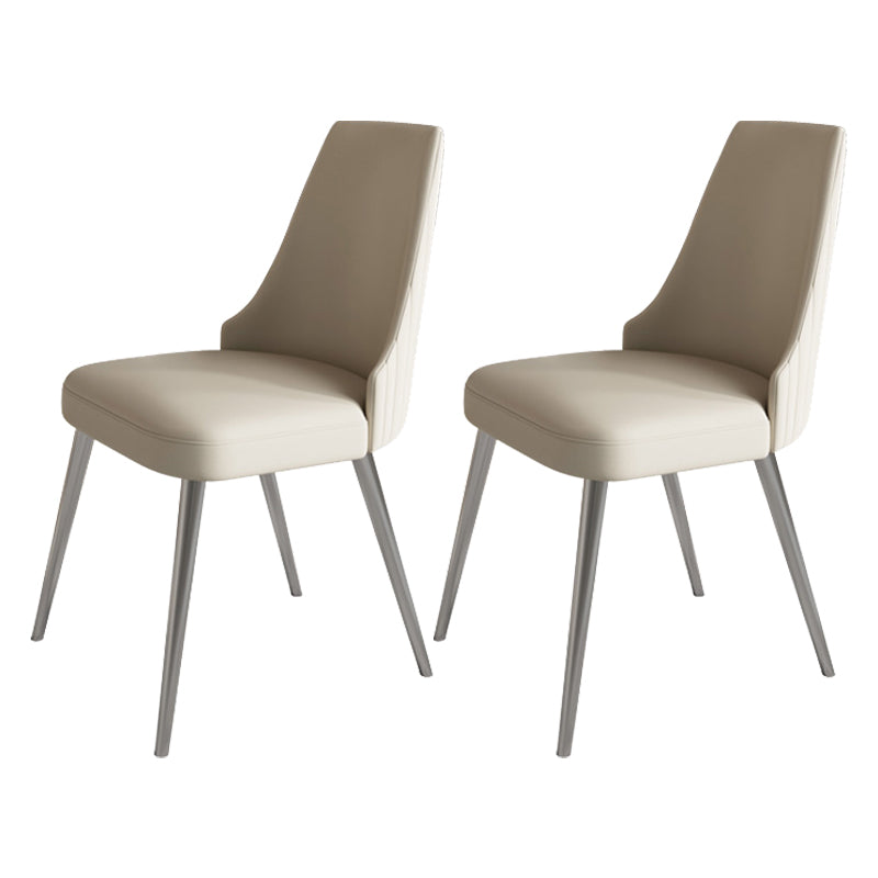 Contemporary 1/2/5/7 Pieces Dining Room Table Set Oval Shape Dining Table Set with Chair 2 White Chairs Clearhalo 'Dining Room Sets' 'Dining Tables & Seating' 'dining_room_set' 'furn' 'furn_dining_room_set' 'Furniture' 'furniture_dining_room_set' 'Kitchen & Dining Furniture' 'kitchen&dining_furn' 'kitchen' 4524434