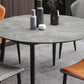 Modern 1/3/4/5/7 Pieces Dining Sintered Stone Dining Table Set with Metal Legs for Home Clearhalo 'Dining Room Sets' 'Dining Tables & Seating' 'dining_room_set' 'furn' 'furn_dining_room_set' 'Furniture' 'furniture_dining_room_set' 'Kitchen & Dining Furniture' 'kitchen&dining_furn' 'kitchen' 4524460