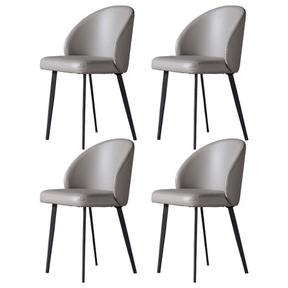 Modern 1/4/5/7 Pieces Dining Rectangle Dining Table Set for Home Use 4 Grey Chairs Clearhalo 'Dining Room Sets' 'Dining Tables & Seating' 'dining_room_set' 'furn' 'furn_dining_room_set' 'Furniture' 'furniture_dining_room_set' 'Kitchen & Dining Furniture' 'kitchen&dining_furn' 'kitchen' 4524467